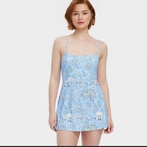 Roller Rabbit Blue and White Floral Dress